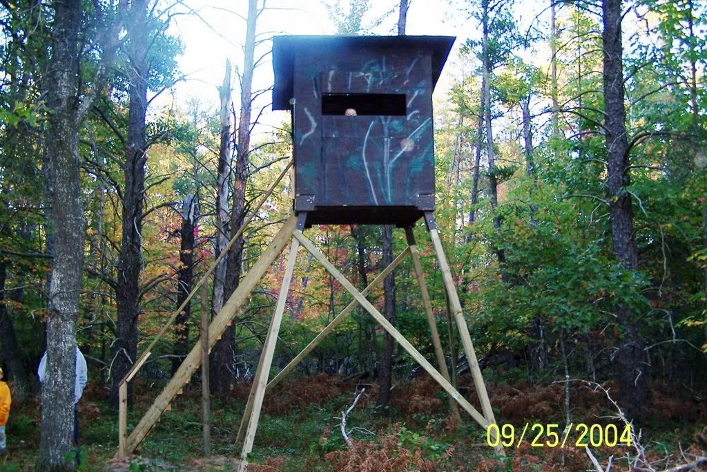 Building a Deer Blind Tower Michigan Sportsman Online Michigan